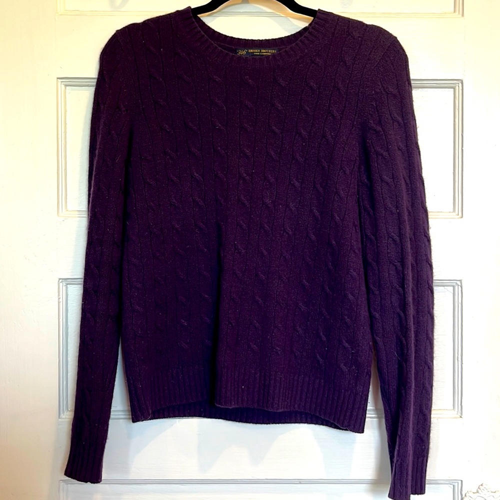 Cashmere crew neck sweater